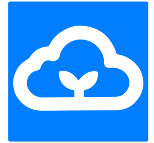 soluify logo white blue background cloud only.png